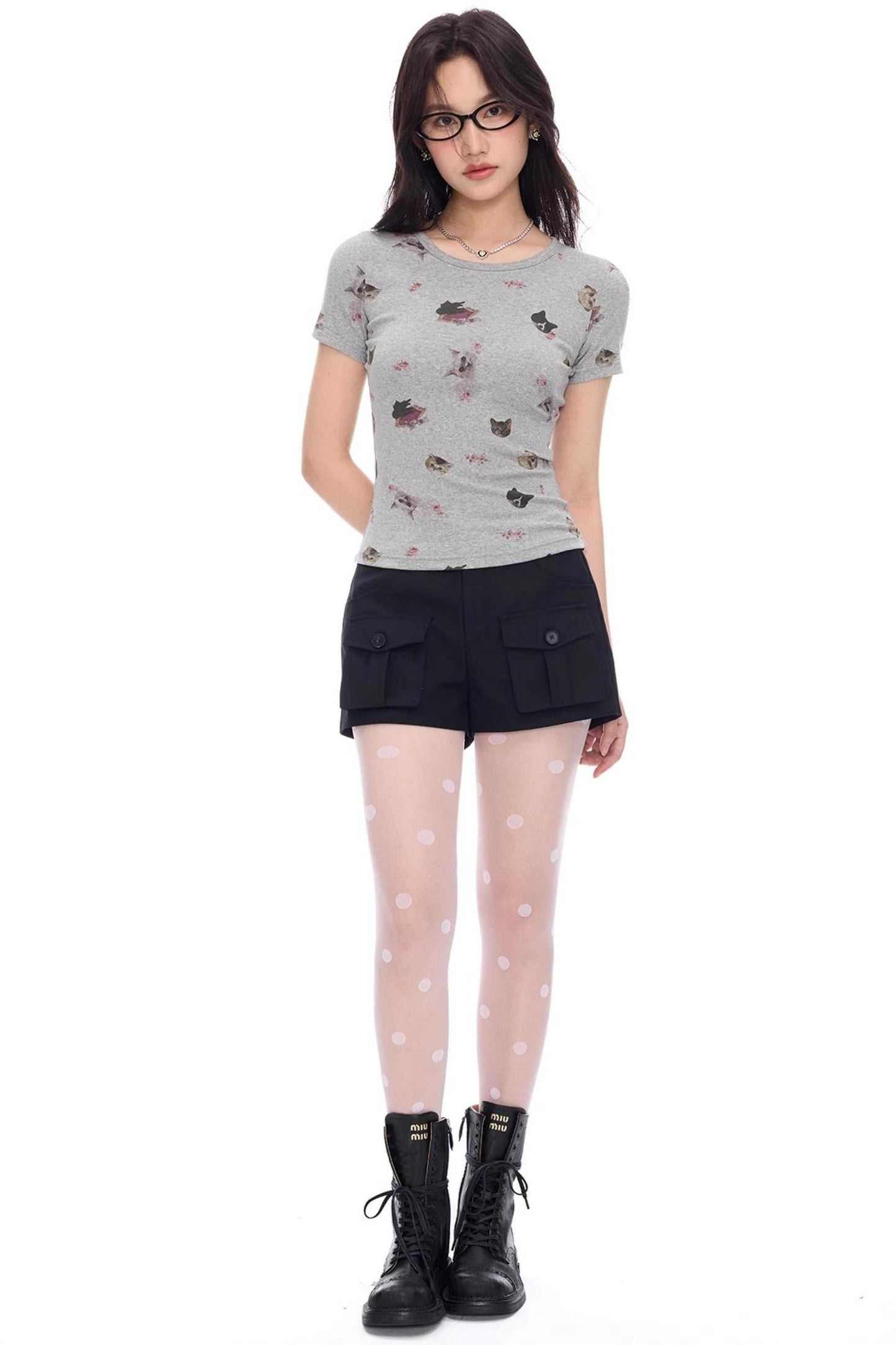 Bamboo A-Line Work Shorts