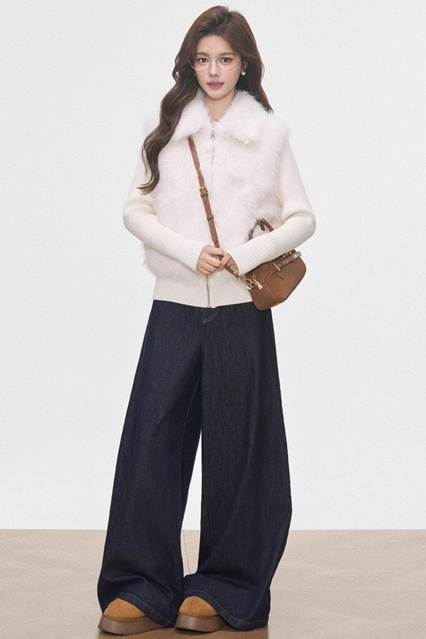 Warm Knitted Cotton Padded Jacket Set-Up