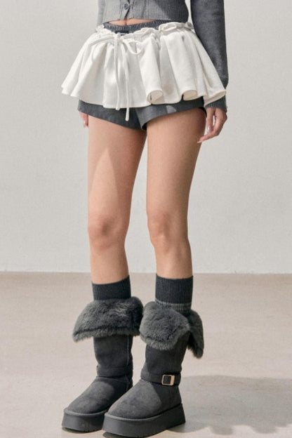 Plaid Annie Waltz Skirt