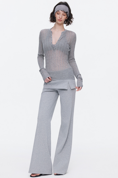 Hautfreundliche Strickrock-Hosen