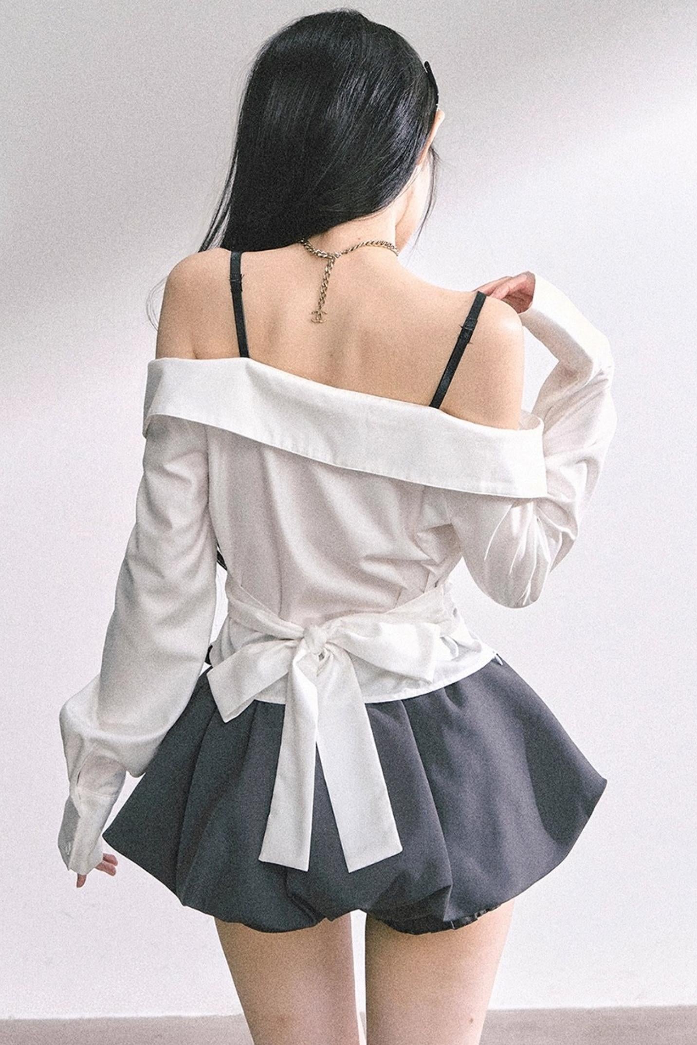 London One-Shoulder Shirt