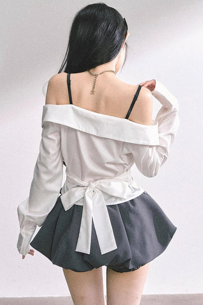 London One-Shoulder Shirt