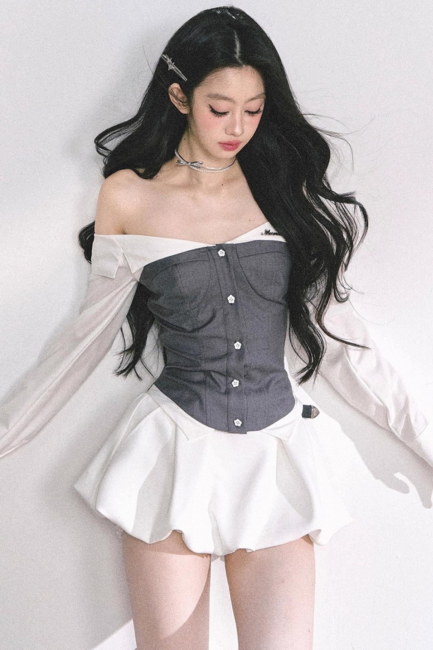 Slimming Hot Girl One-Shoulder Tops