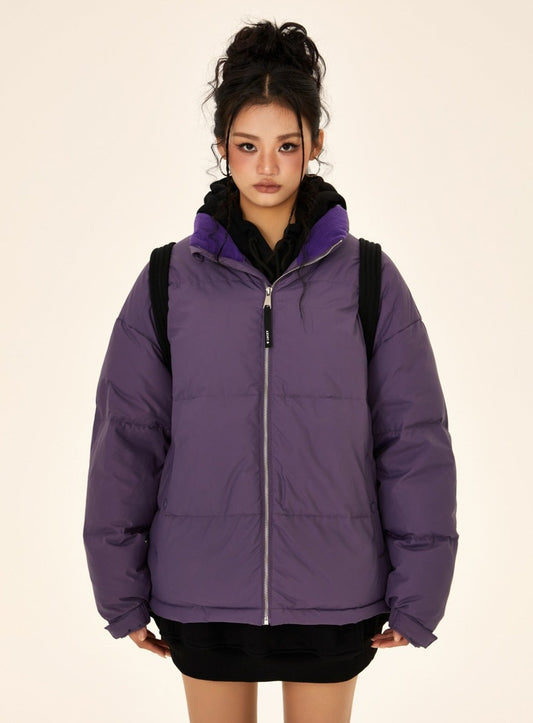 Long-sleeved Loose Down Jacket