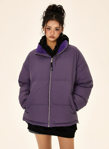 Long-sleeved Loose Down Jacket