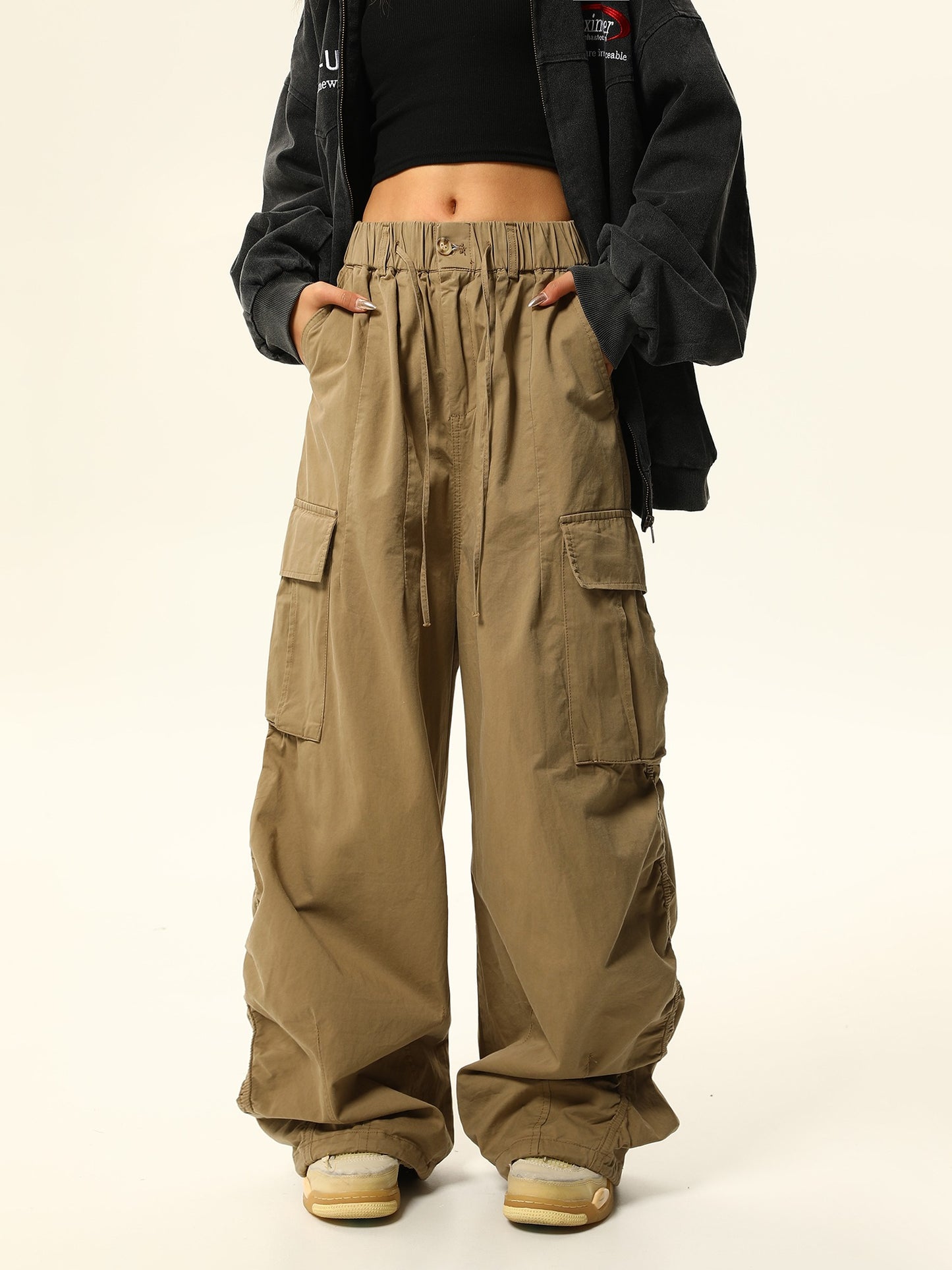 Maillard retro casual long pants