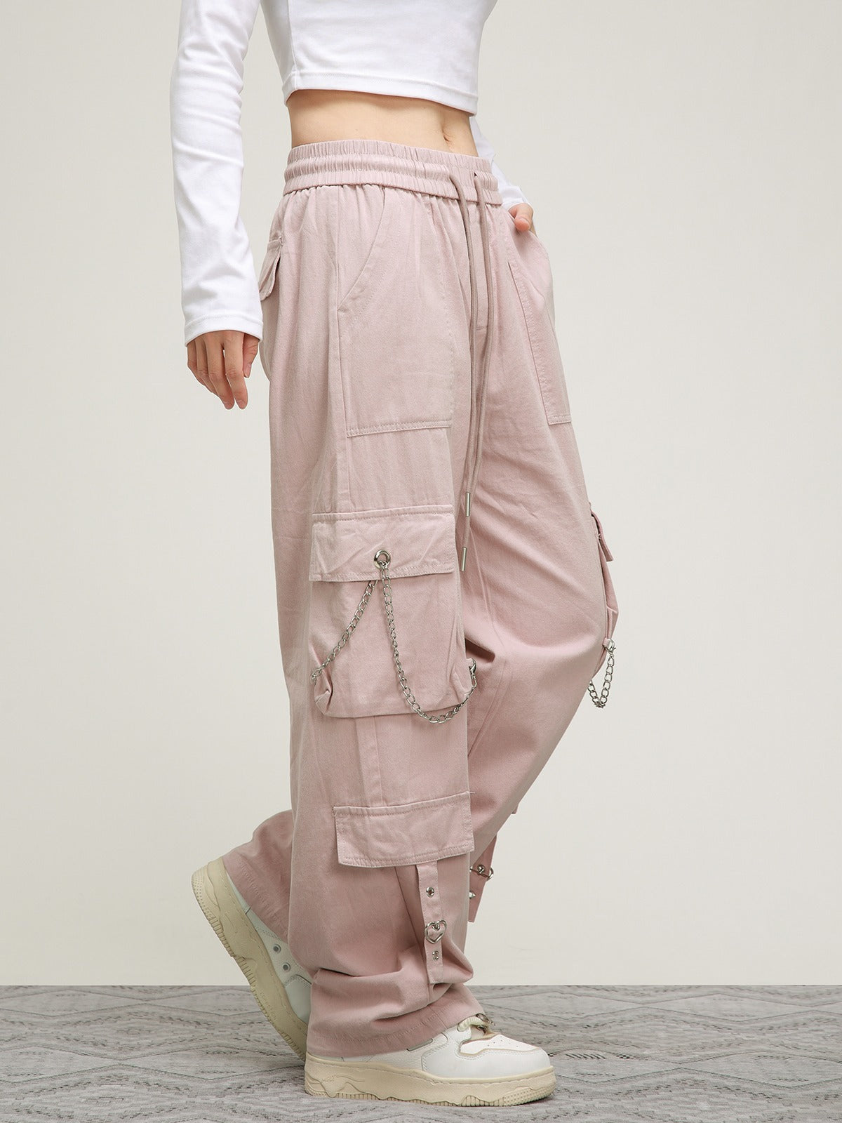 American Retro Straight Loose Track Pants