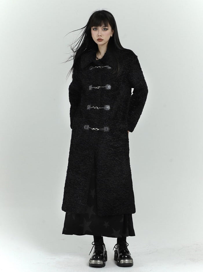 Lamb Wool Mid Length Jacket