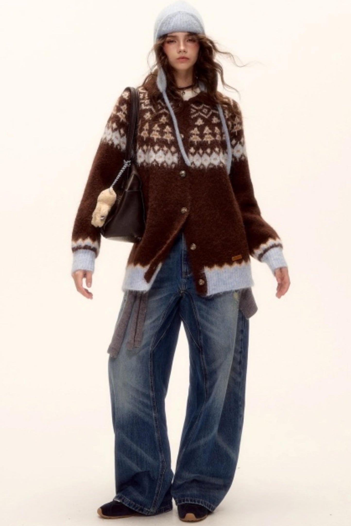 Retro Washed Denim Pants