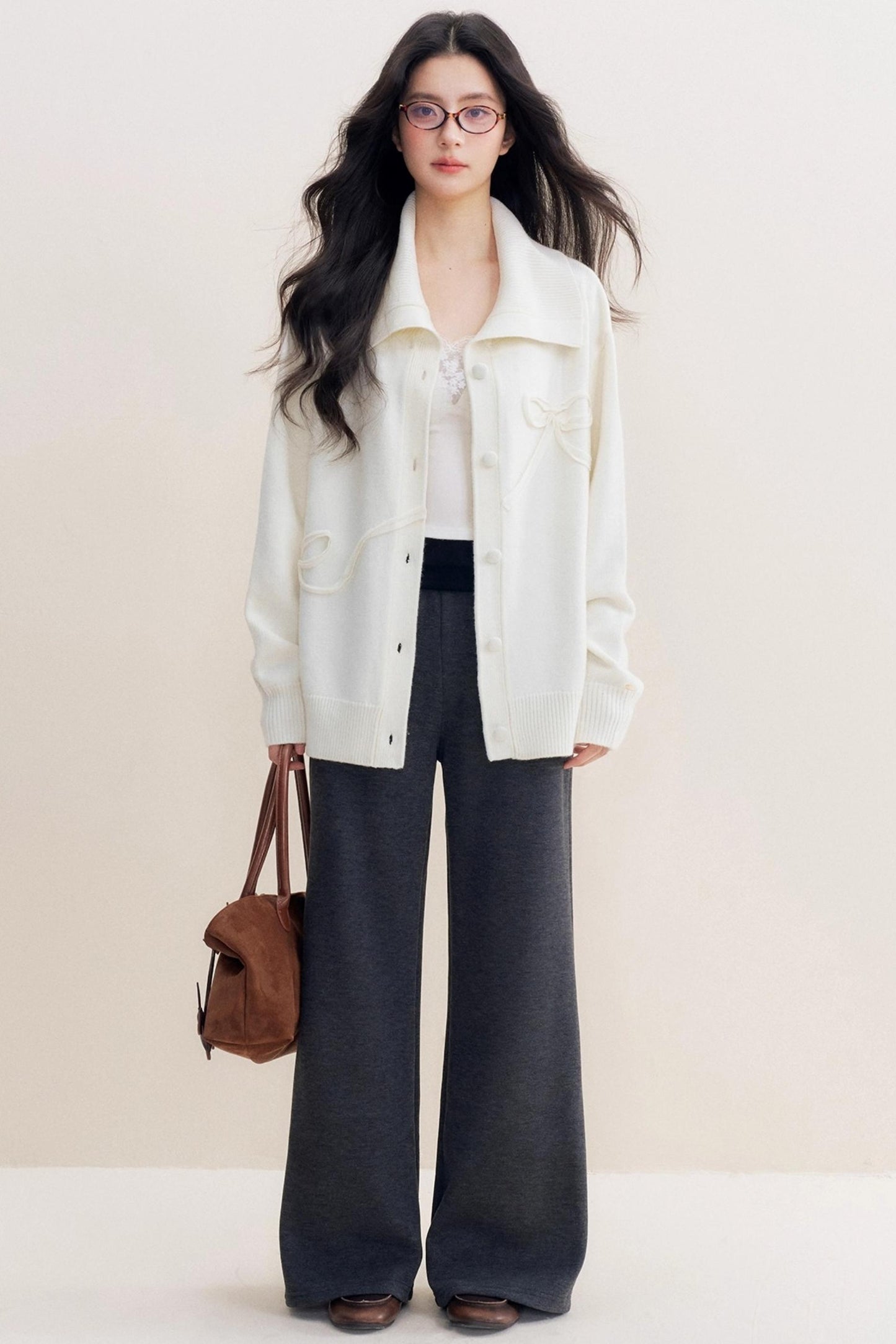 Blokette Loose Knit Trousers