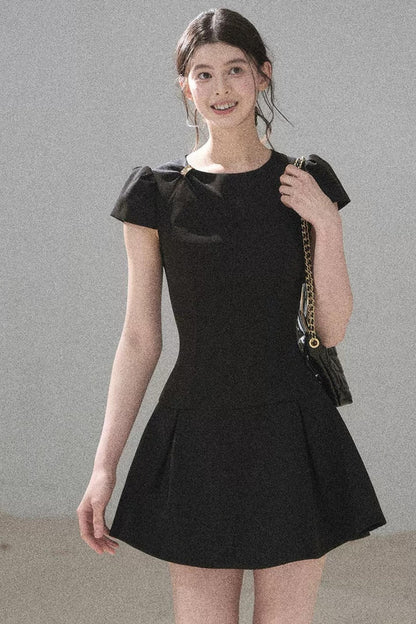 French Summer Puffy Dress