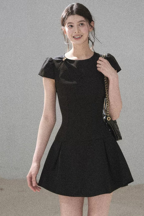 French Summer Puffy Dress