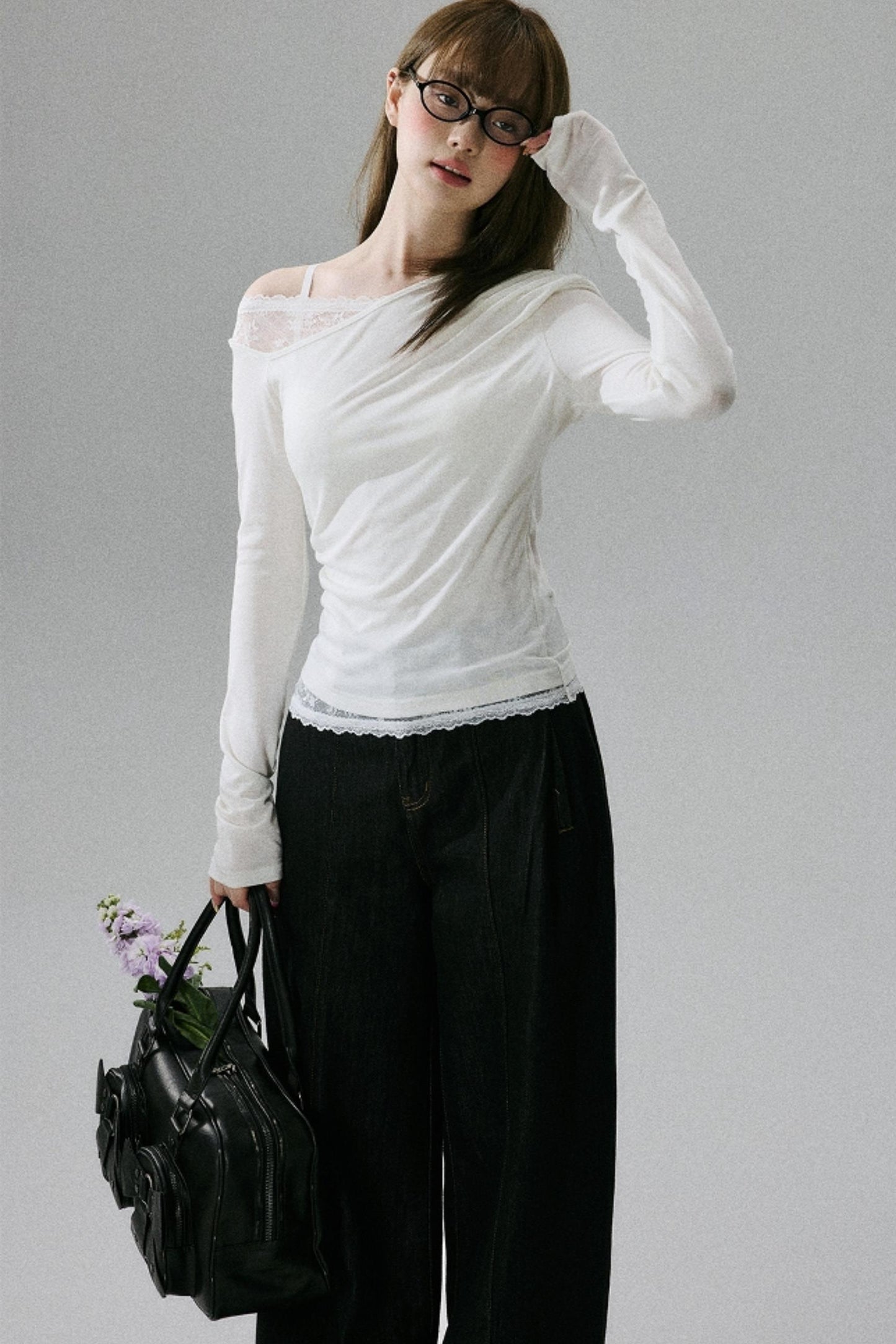 Elegant Sheer T-Shirt