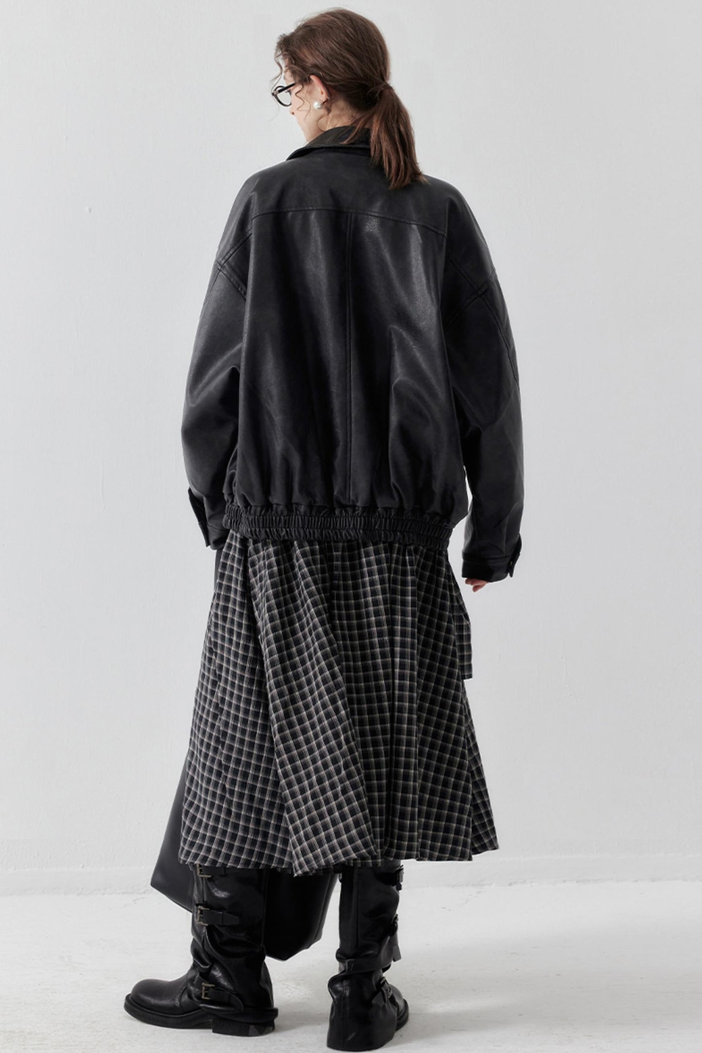 Chic Check A-Line Skirt