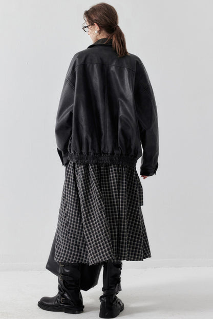 Chic Check A-Line Skirt