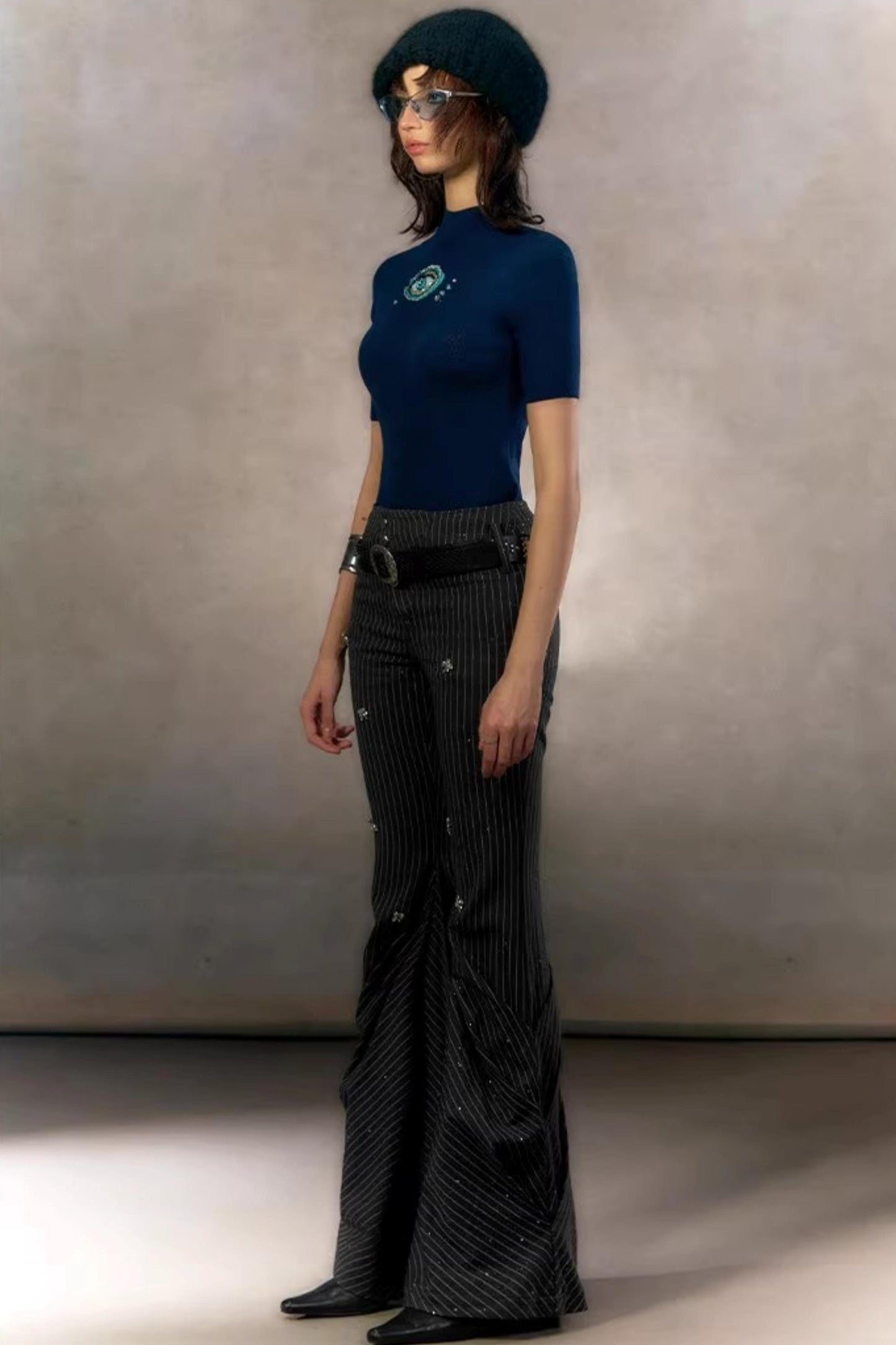 Mysterious Beaded Knit Top