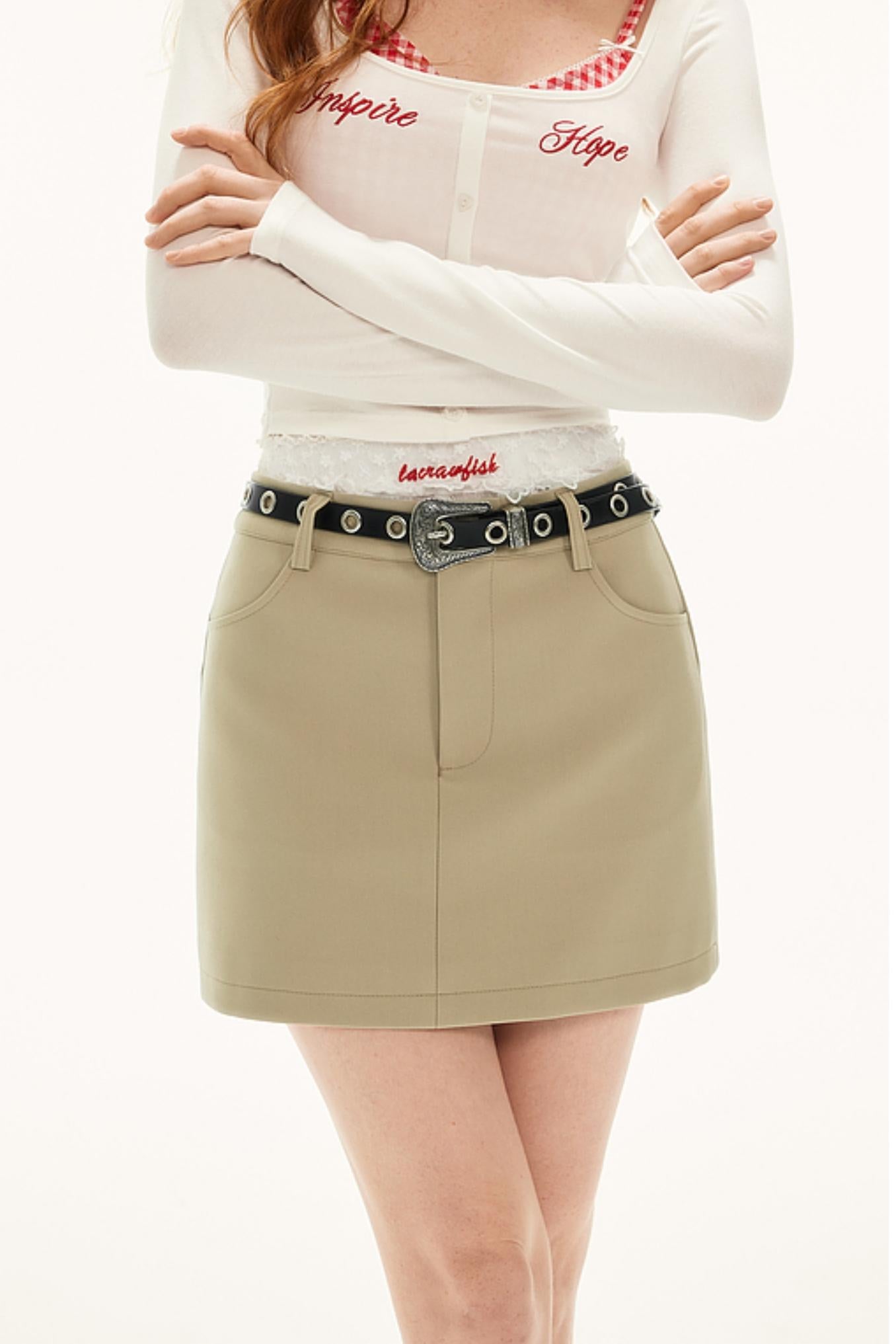 Chic Lace Pants and Midi Skirt Set