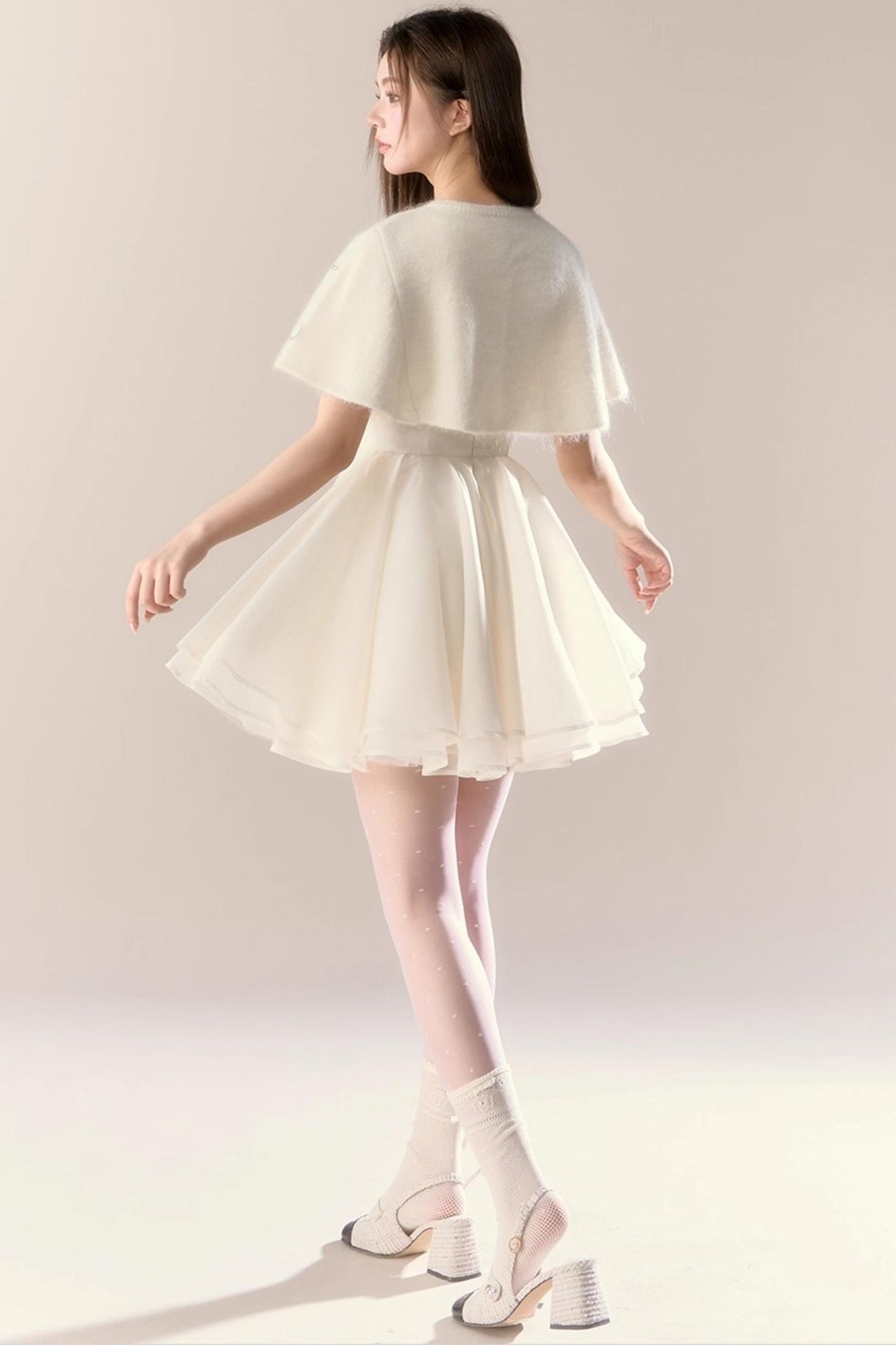 Blue Puff Dress Set-Up