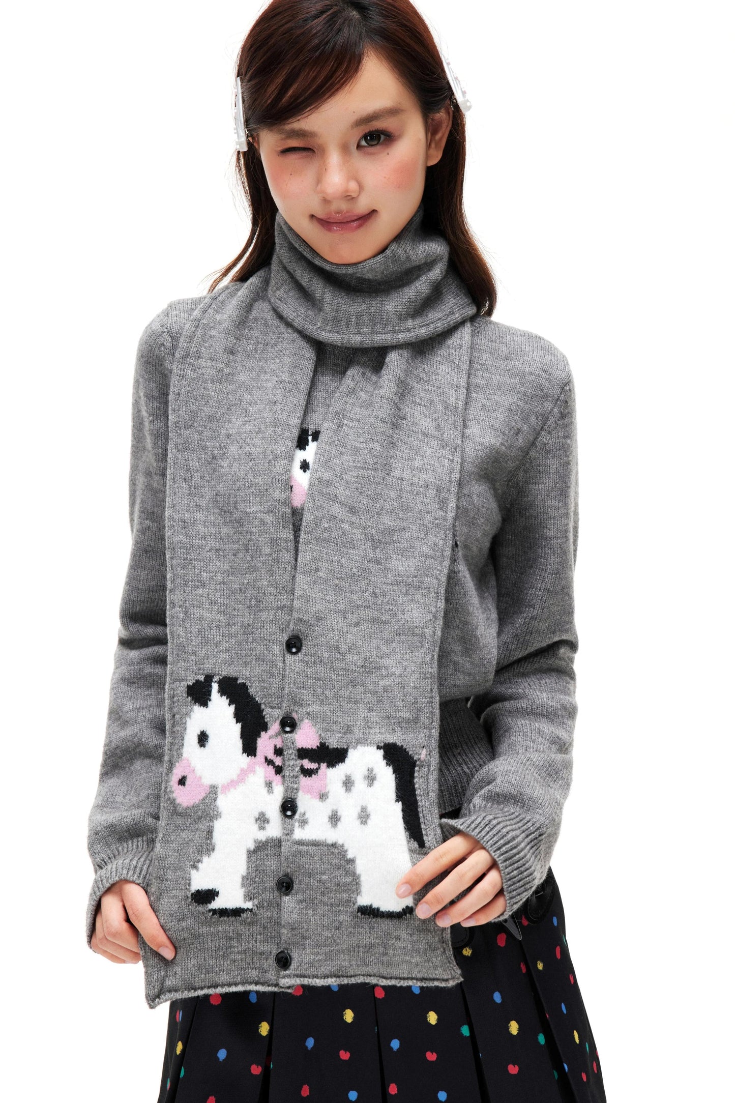 Little Horse Jacquard Sweater