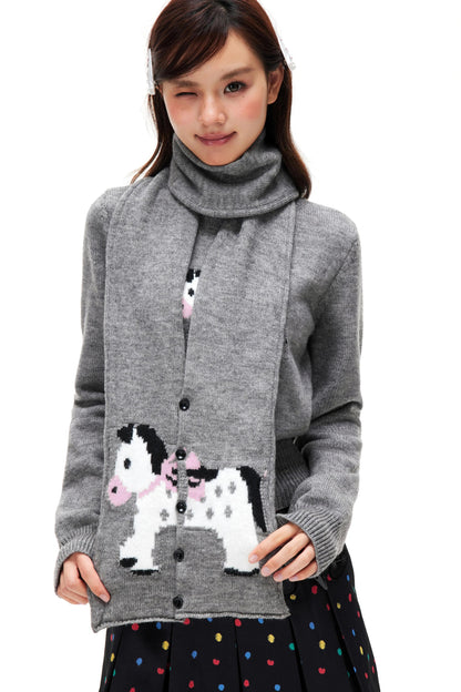Little Horse Jacquard Sweater