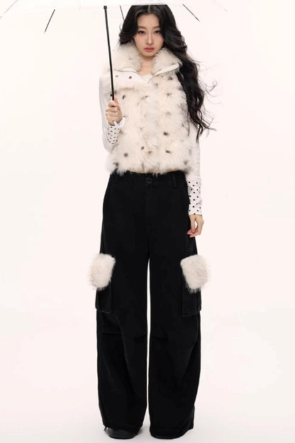 Dark Night Wide-Leg Pants