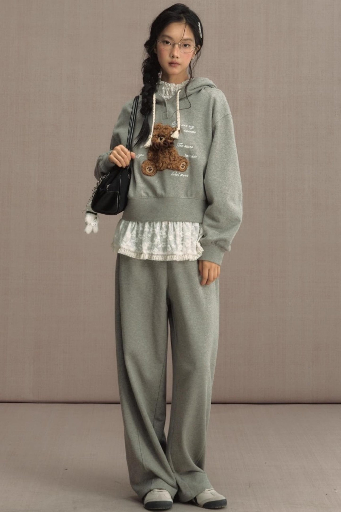 Fluffy Hooded Sweatshirt