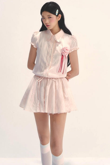 Sunset Pink Summer Dress