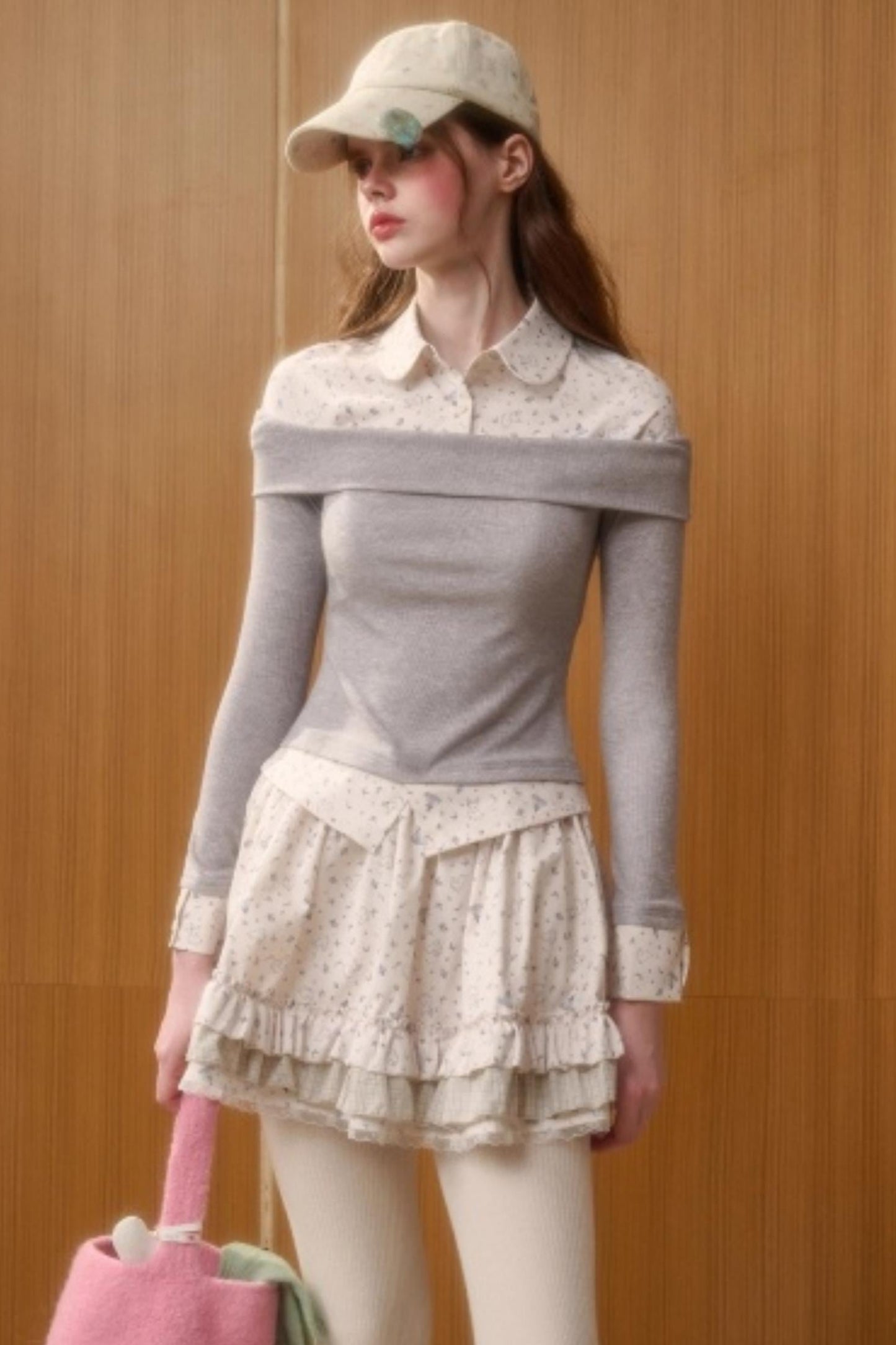 Milky Way Print Top and Skirt Set-Up