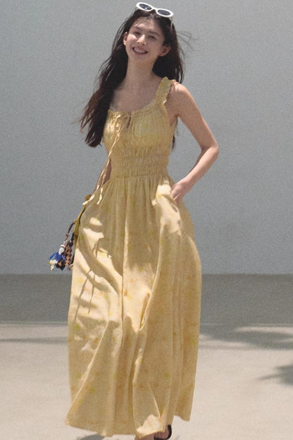 Bubbling Soda Printed Slip Dress