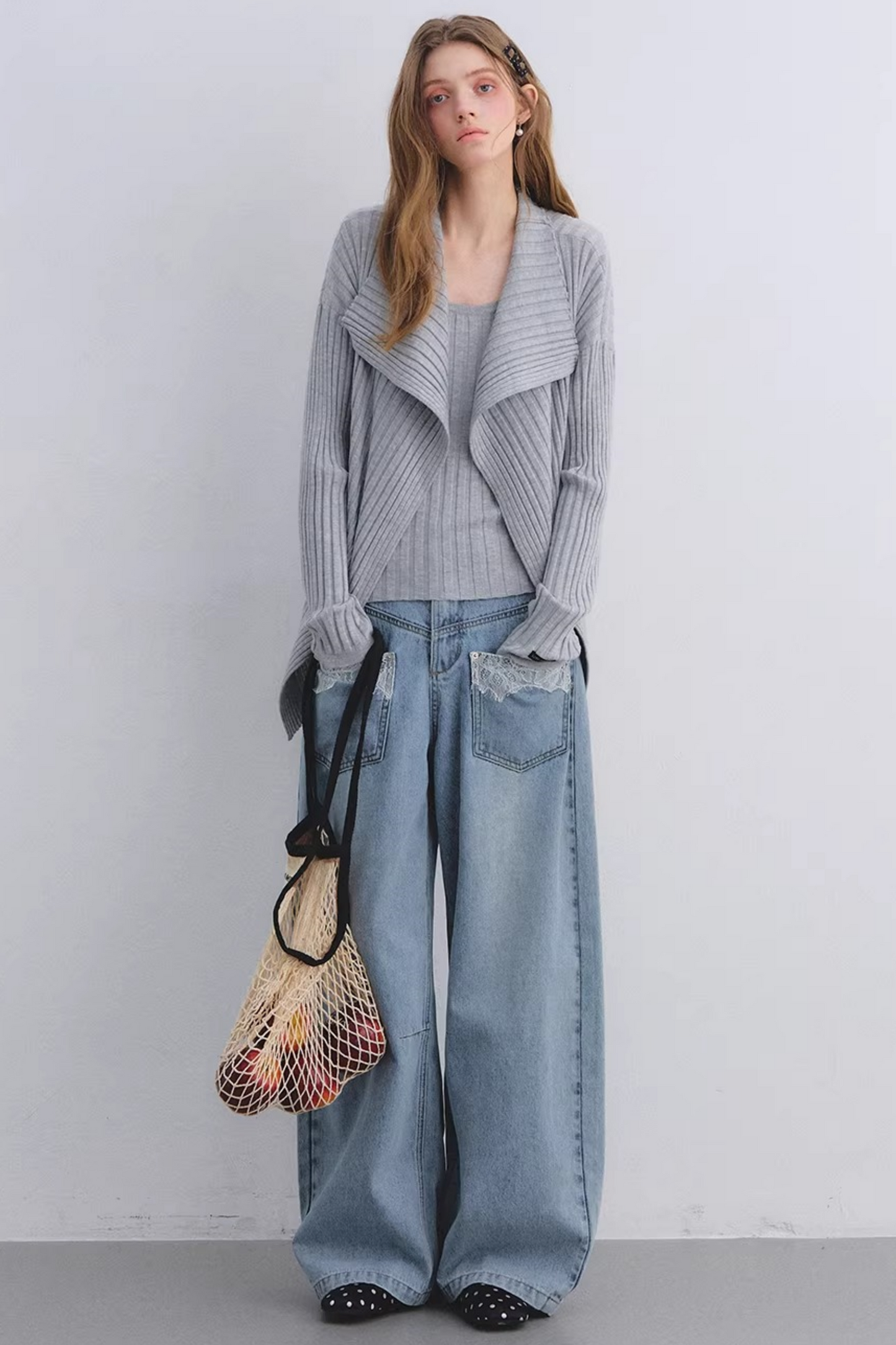 Retro Lace Patchwork Jeans