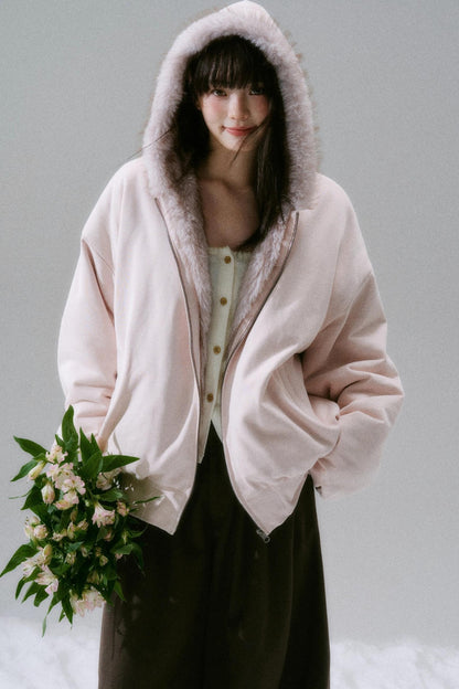 Casual Plush Reversible Jacket