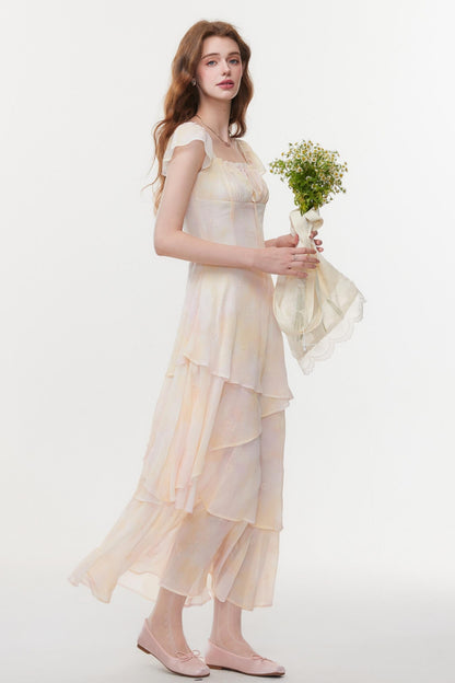 Summer Irregular Waist Skirt Dress