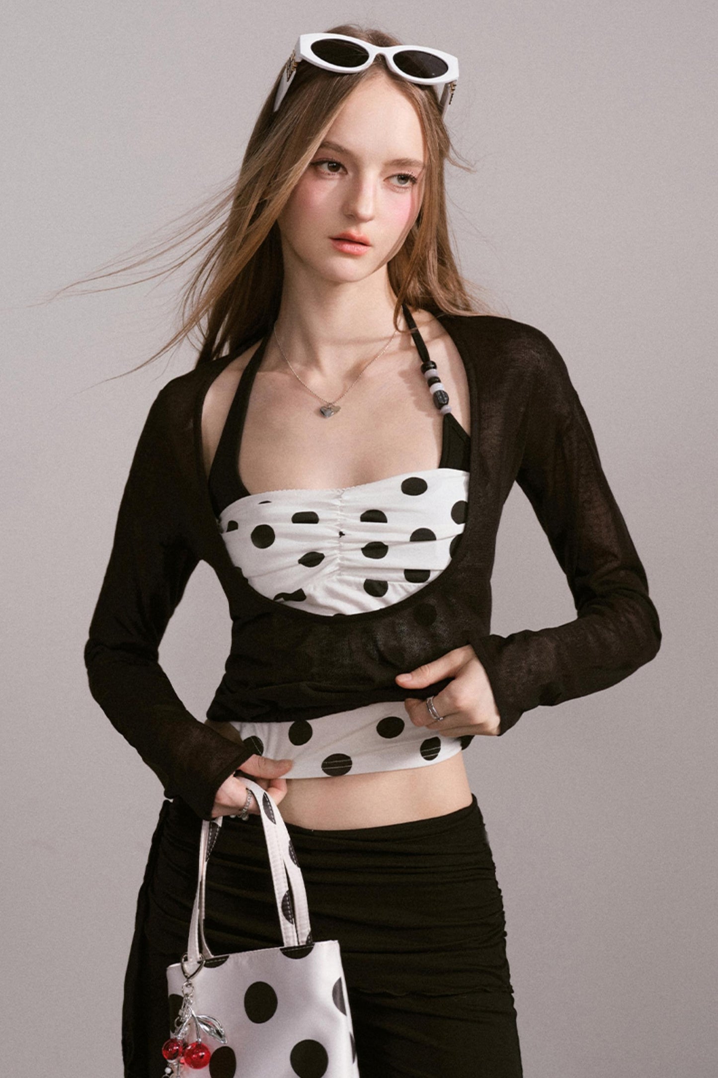 Waist Detail Two-Piece Style Camisole Set-Up