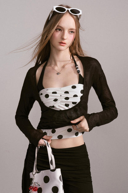 Waist Detail Two-Piece Style Camisole Set-Up