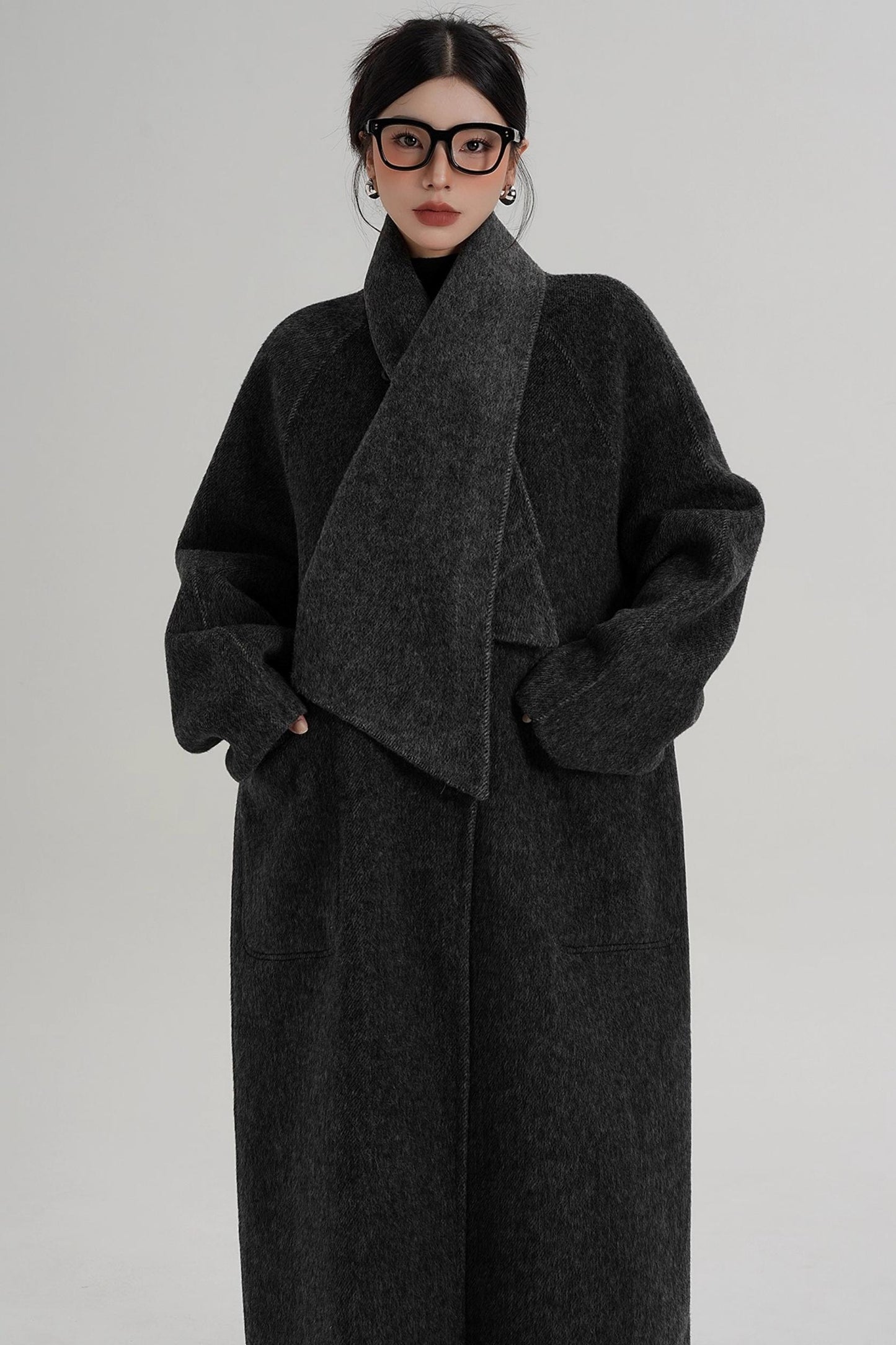 Reversible Woolen Wool Coat