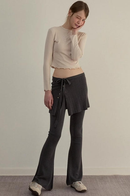 Dreamy Slim Trio Sweater Pants Set-Up