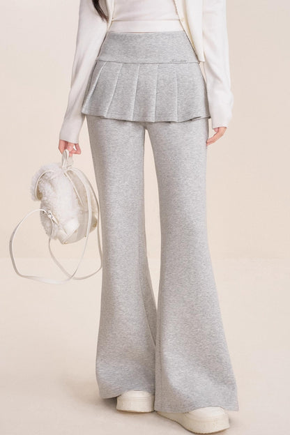 Ballet A-Line Pleated Skirt Bootcut Pants