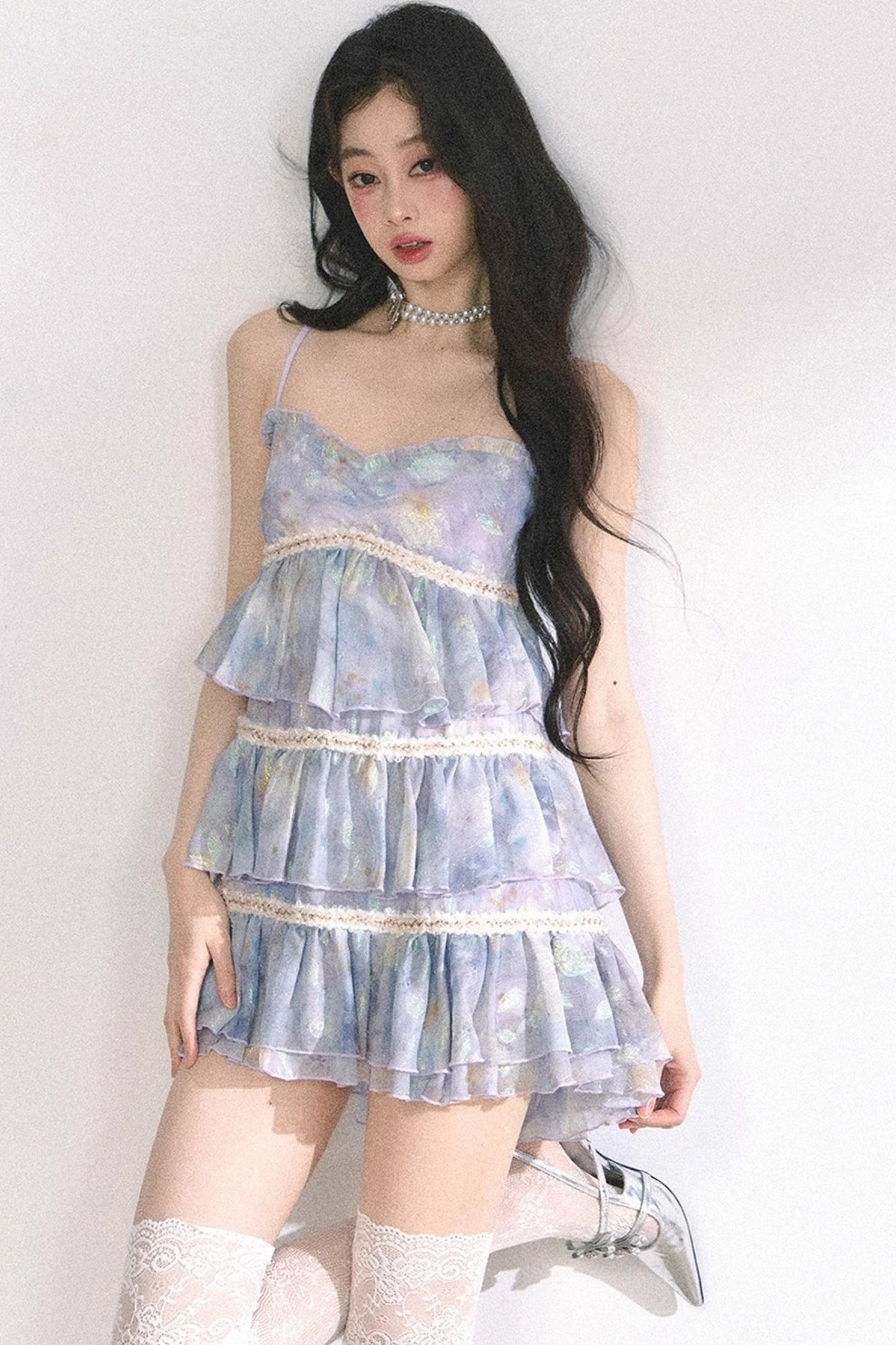 Halter Floral Elegance Dress