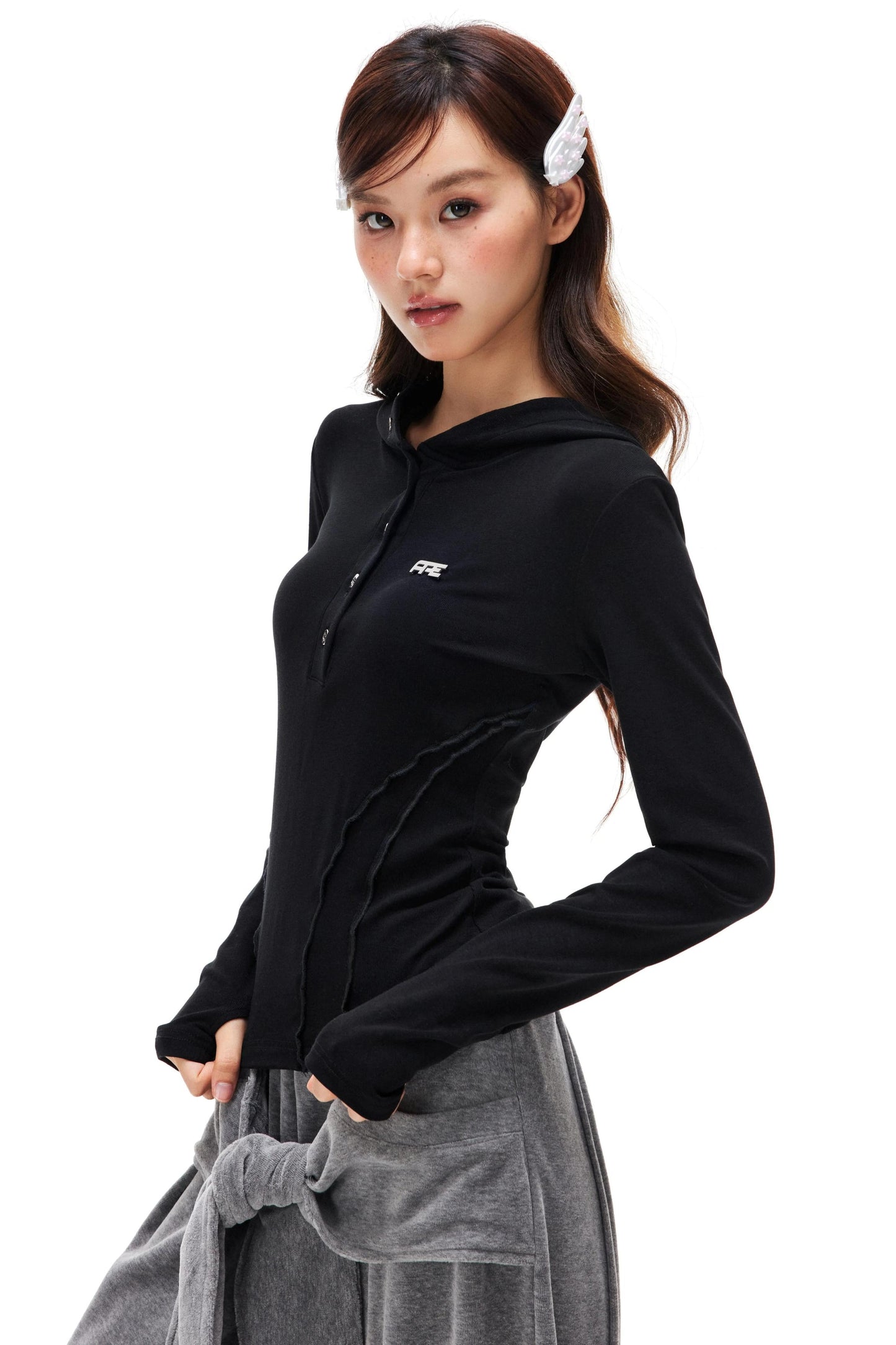 Lyocell Tencel Hooded Top