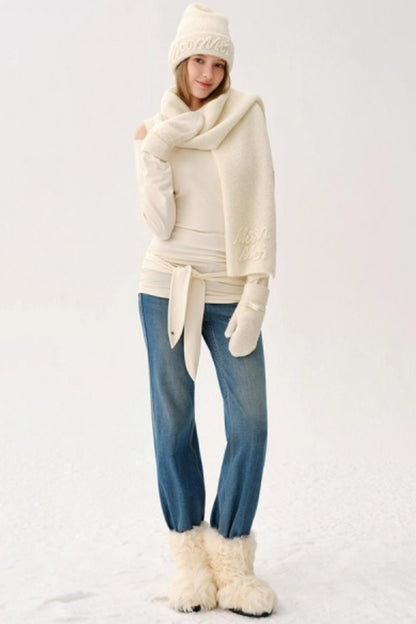 Wool Blend Knitted Set-Up