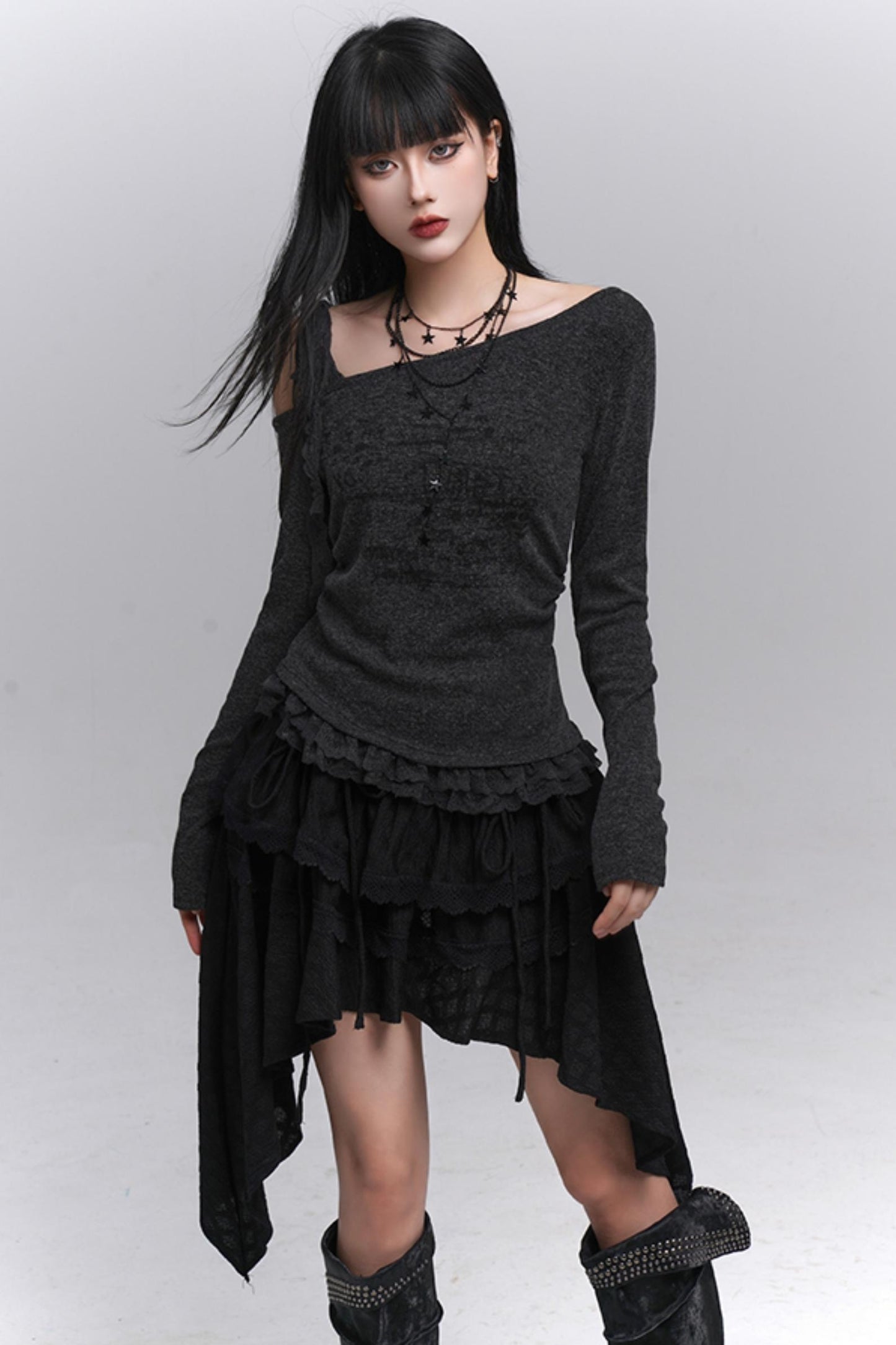 Beautiful Black A-Line Skirt