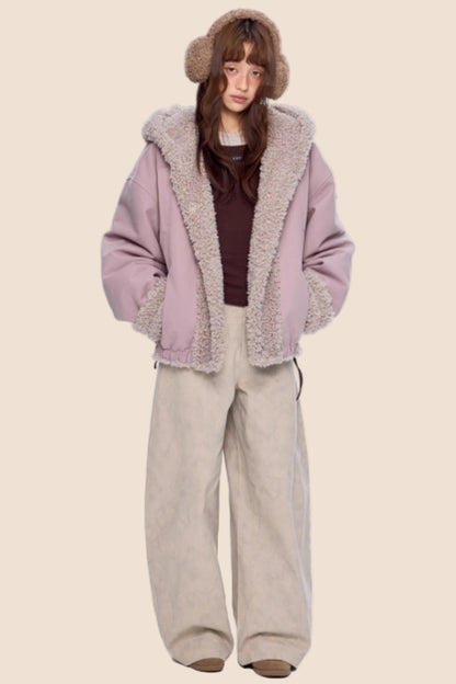 Retro Scimitar Wide-Leg Pants