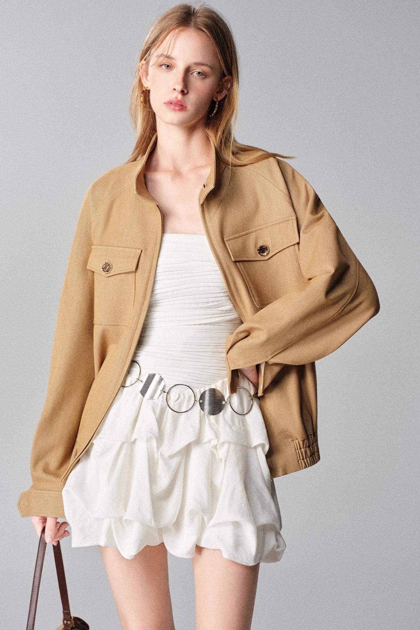 Seas Birch Breeze Pleated Dress