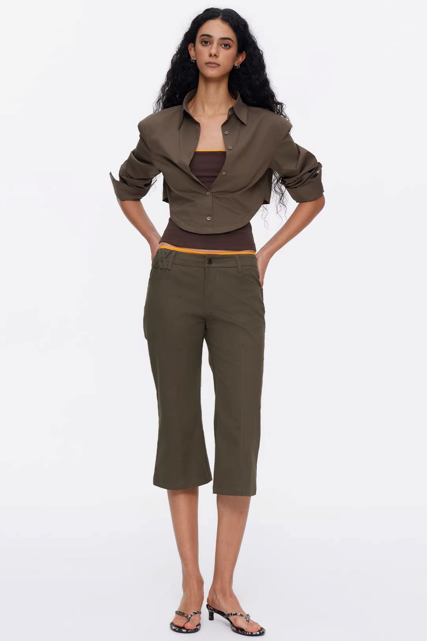 Vintage Exposed Seam Flared Jeans