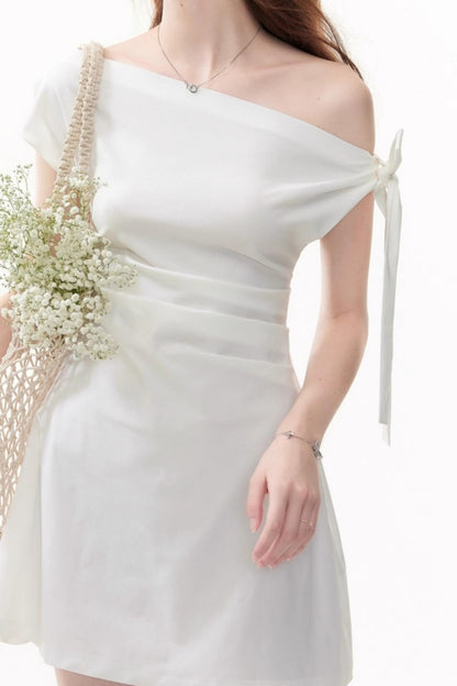 Summer White A-Line Dress