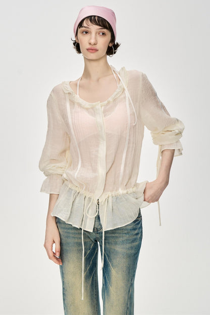 Exposed Clash Bra Top