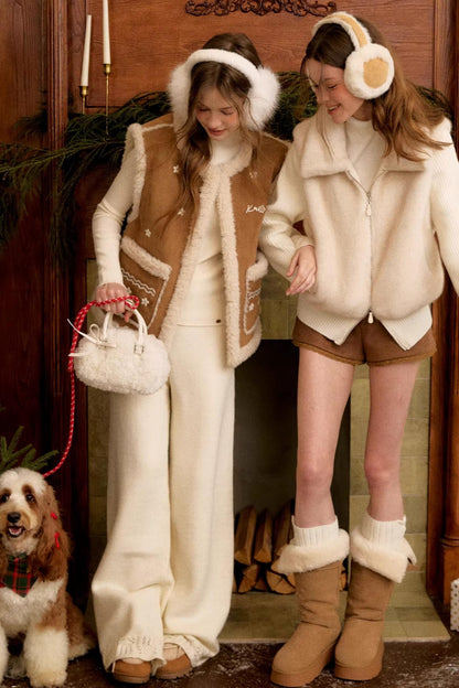 Shearling Lamb Wool Vest