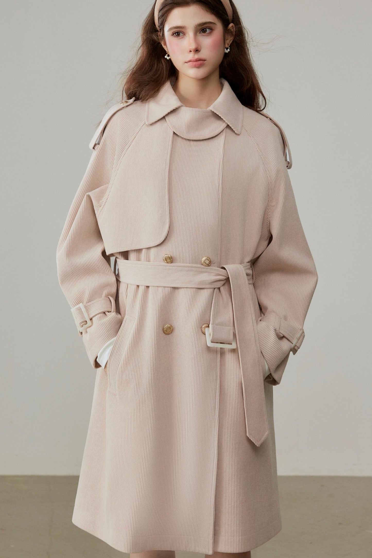 Winter Corduroy Long Coat