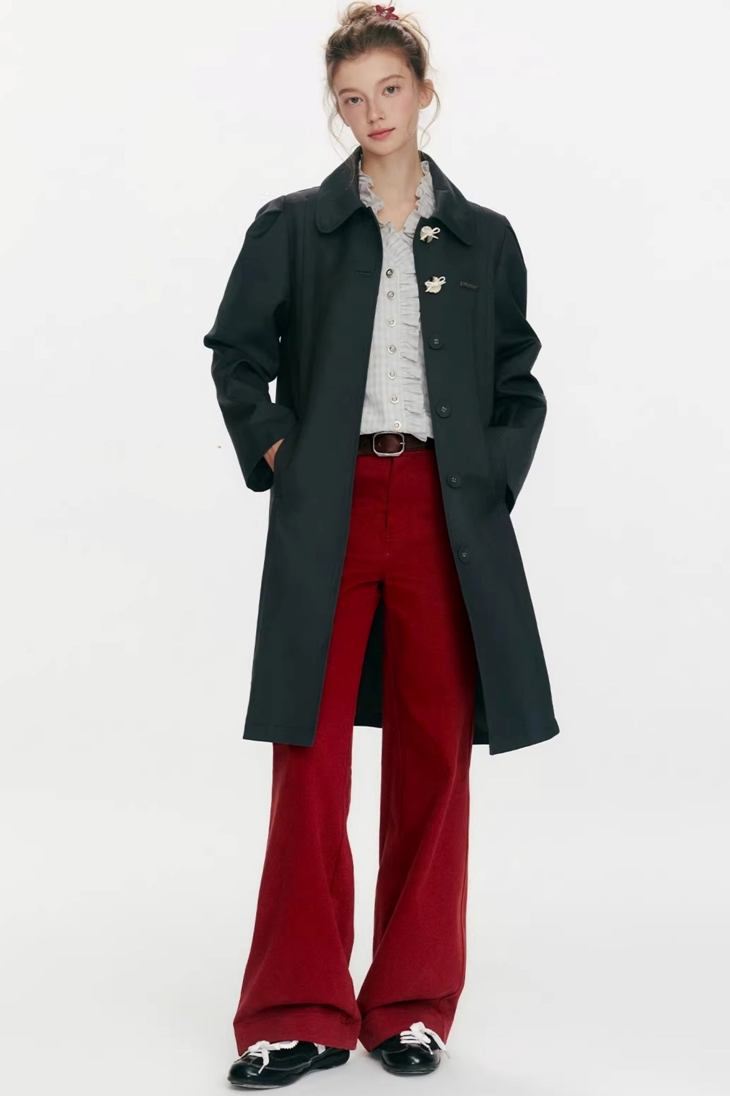 Casual Wide-Leg Long Pants