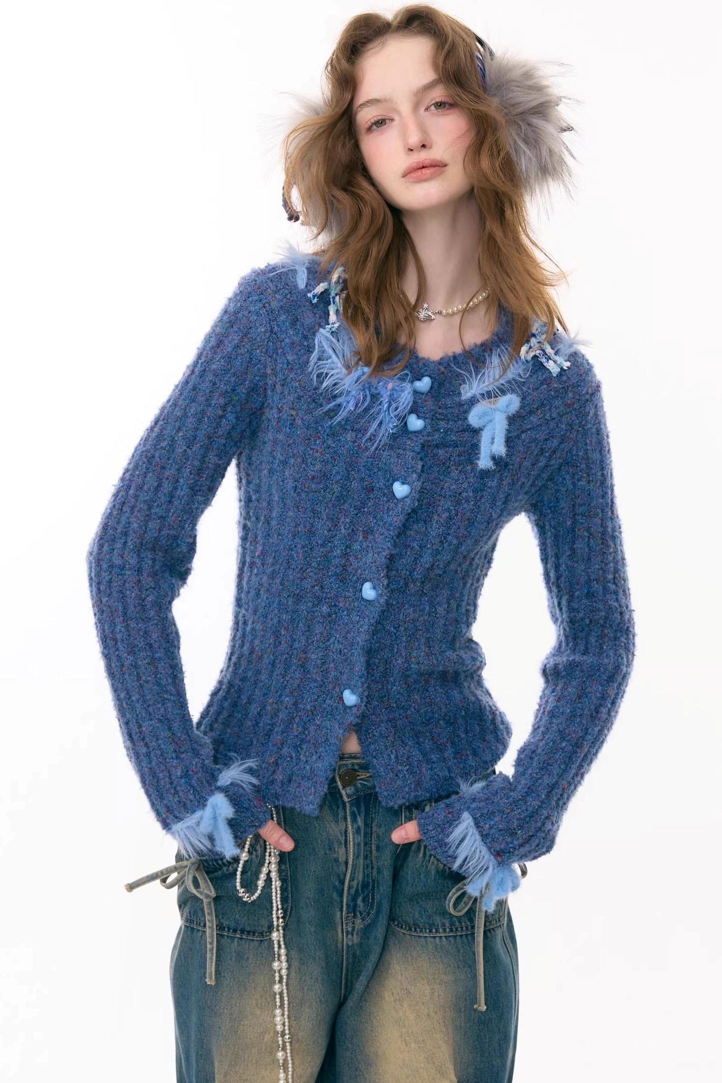 Mist Harbor Fleece Cardigan